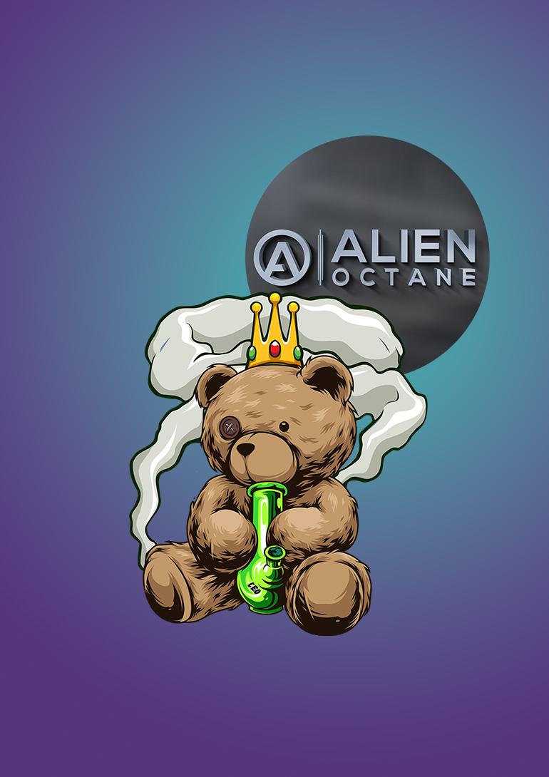 Alien Octane Cannabis Community Logo